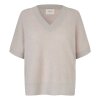 SIX AMES - DANA SWEATER | SILVER WHITE MELANGE SIX AMES - DANA SWEATER | SILVER WHITE MELANGE