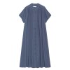 MOSHI MOSHI MIND - JUNE LINEN SHIRTDRESS | SEA BLUE