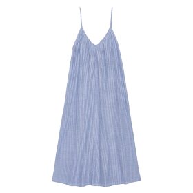 MOSHI MOSHI MIND - SOLACE STRIPE DRESS | LIGHT BLUE/WHITE