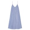 MOSHI MOSHI MIND - SOLACE STRIPE DRESS | LIGHT BLUE/WHITE