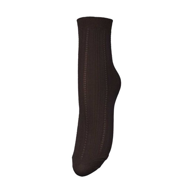 BECK SØNDERGAARD - SOLID DRAKE SOCK | HOT FUDGE BROWN