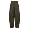 IVY COPENHAGEN - KATEE BARREL PANTS | OLIVE