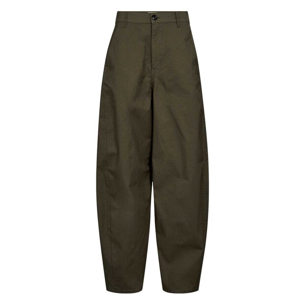 IVY COPENHAGEN - KATEE BARREL PANTS | OLIVE