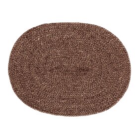 DIXIE - ELLA DÆKKESERVIET OVAL | BRUN/NATUR