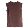 JDY - SALVA LIFE S/L CROCHET TOP | CHOCOLATE BROWN