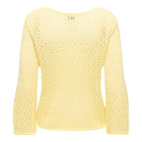 JDY - MIKA 3/4 BOAT NECK PULLOVER | DOUBLE CREAM