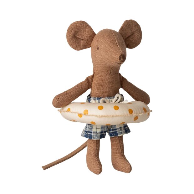 MAILEG - STRANDMUS M/BADERING, LILLEBROR | GULE PRIKKER