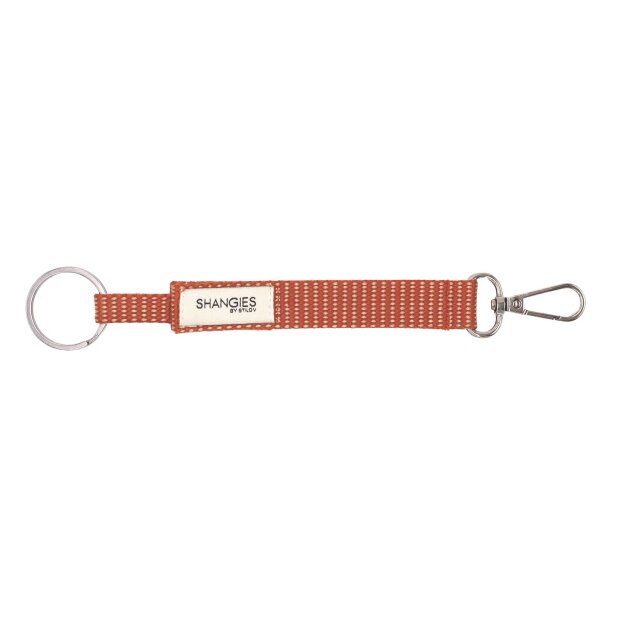 SHANGIES BY STILOV - SHANGIES NØGLERING | ORANGE STRIPES