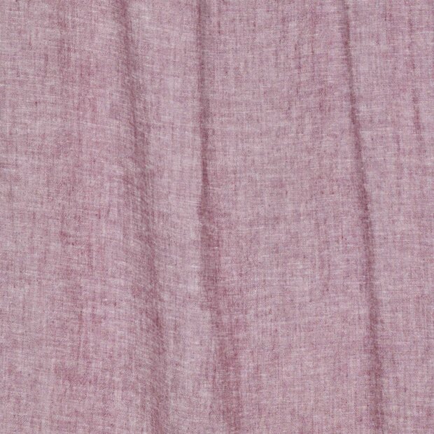 JDY - NORTH LINEN S/L MIDI DRESS | OXBLOOD RED