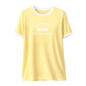 CONTINUE COPENHAGEN - DEA T-SHIRT | YELLOW