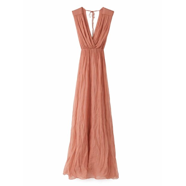 HAVE ONE - ABITO LUNGO SMANICATO | CARAMELLO