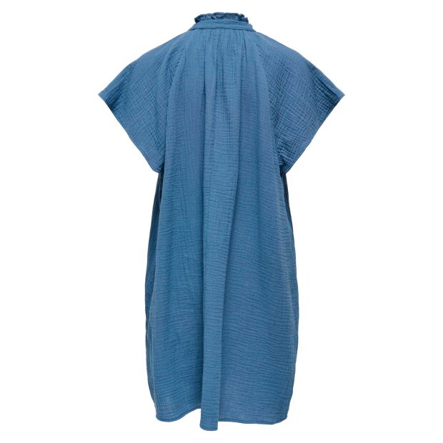 JDY - THEIS LIFE S/S V-NECK DRESS | VINTAGE INDIGO