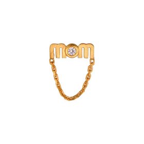 STINE A - WOW MOM MINI W/CHAIN EARRING | FORGYLDT