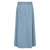 CO COUTURE - TILLY ANYA PLEAT SKIRT | FADE DENIM