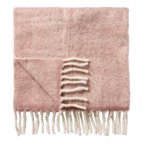 IB LAURSEN - PLAID M/FRYNSER | MALVA MELANGE