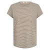 MOS MOSH - CAMPA O-SS STRIPE TEE | BURNT OLIVE