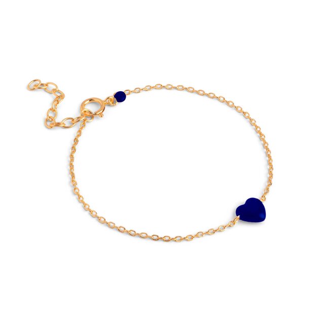 ENAMEL COPENHAGEN - AMORE BRACELET | FG/INDIGO