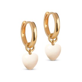 ENAMEL COPENHAGEN - AMORE HOOPS | FG/DAISY
