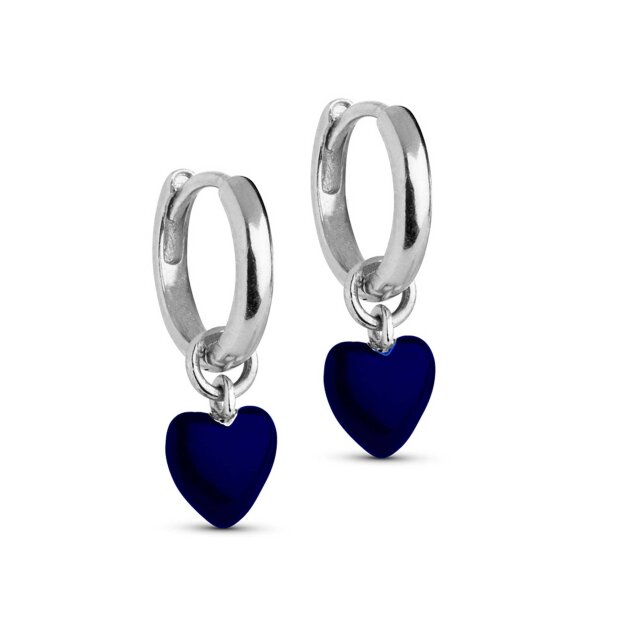 ENAMEL COPENHAGEN - AMORE HOOPS | S/INDIGO