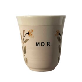 STINEMEI KERAMIK - PERSONLIG KOP | MOR/GUL/MILD BLOMST