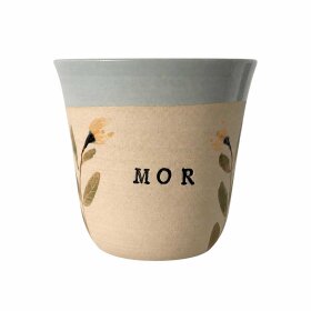 STINEMEI KERAMIK - PERSONLIG KOP | MOR/BLÅ/MILD BLOMST