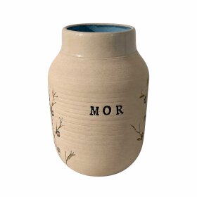 STINEMEI KERAMIK - PERSONLIG VASE | MOR/BLÅ/BLÅGREN