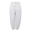 BLACK COLOUR - IZZY BARREL PANTS | OFF WHITE
