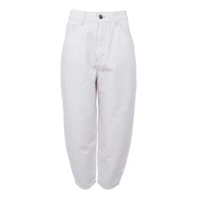 BLACK COLOUR - IZZY BARREL PANTS | OFF WHITE