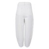 BLACK COLOUR - IZZY BARREL PANTS | OFF WHITE