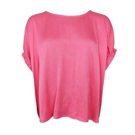 BLACK COLOUR - MABEL BLOUSE | WARM PINK