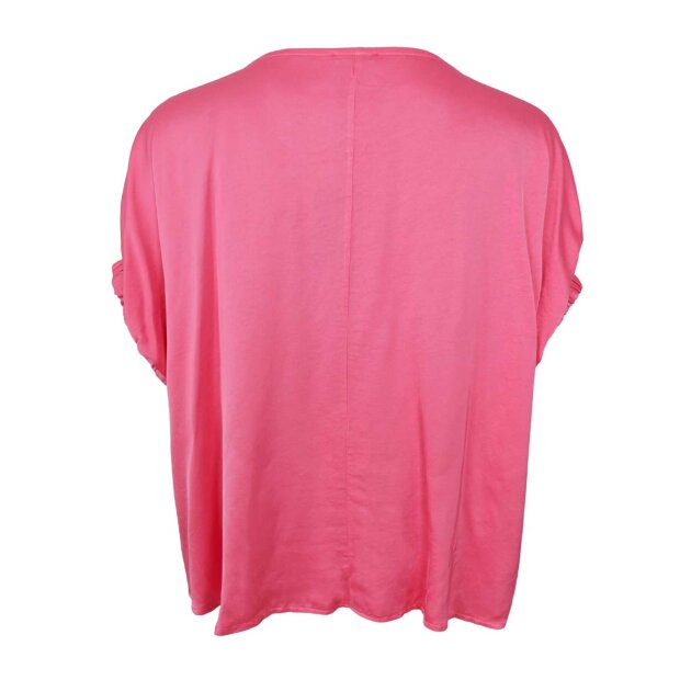 BLACK COLOUR - MABEL BLOUSE | WARM PINK