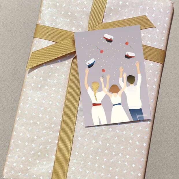 VISSEVASSE - A7 MINI GREETING KORT | GRADUATION DAY
