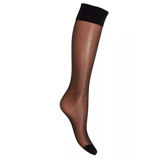 SNEAKY FOX - DONNA KNEE HIGH | BLACK