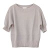 SIX AMES - MOI SWEATER | SILVER WHITE MELANGE SIX AMES - MOI SWEATER | SILVER WHITE MELANGE