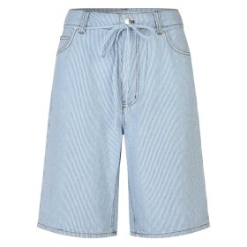 SECOND FEMALE - MARSEILLES SHORTS | LIGHT BLUE STRIPE