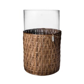 ERNST - VASE I MØRK KURV