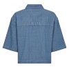 IVY COPENHAGEN - UTA OVERSIZE SS CHAMBRAY SHIRT | DENIM BLUE IVY COPENHAGEN - UTA OVERSIZE SS CHAMBRAY SHIRT | DENIM BLUE