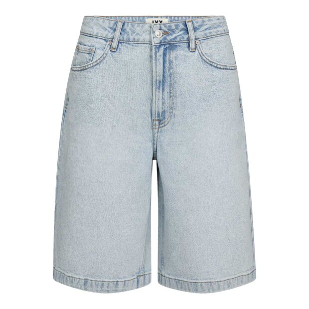 IVY COPENHAGEN - JANICE SLUNG SHORTS WASH LUGO | DENIM BLUE