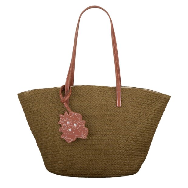 BECK SØNDERGAARD - STRAWLY LUCA BAG | GREEN MOSS