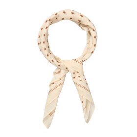 BECK SØNDERGAARD - STARLIA COTTA SCARF | BIRCH WHITE