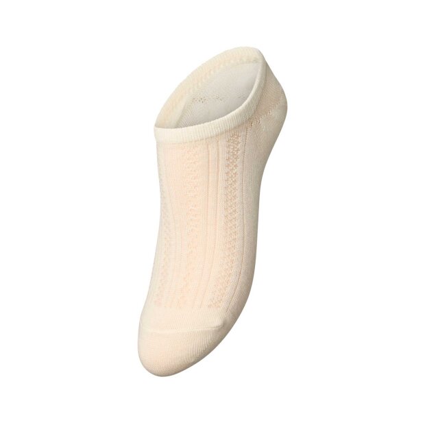 BECK SØNDERGAARD - CROCHIA COTTA SNEAKIE SOCK | BIRCH WHITE