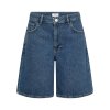 LEVETE ROOM - RILLO 5 SHORTS | SEA BLUE