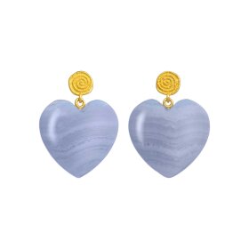 MAANESTEN - PENNY BLUE LACE EARRINGS | FORGYLDT