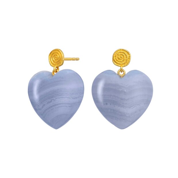 MAANESTEN - PENNY BLUE LACE EARRINGS | FORGYLDT