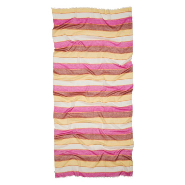 BECK SØNDERGAARD - STRIBELLA COWEA SCARF | CONE FLOWER PINK