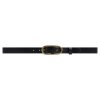 DEPECHE - NARROW BELT | BLACK/BRASS
