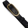 DEPECHE - NARROW BELT | BLACK/BRASS