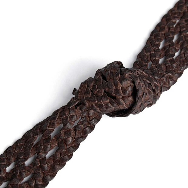 DEPECHE - WEAVE BELT | WINTER BROWN/BRASS