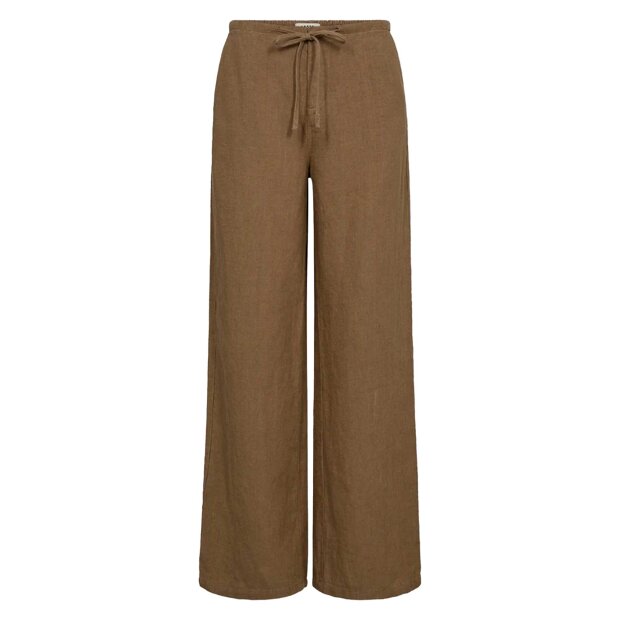 IVY COPENHAGEN - VIOLET LINEN PANTS | DESERT