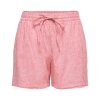JDY - MILA LINEN HW SHORTS | CALYPSO CORAL JDY - MILA LINEN HW SHORTS | CALYPSO CORAL